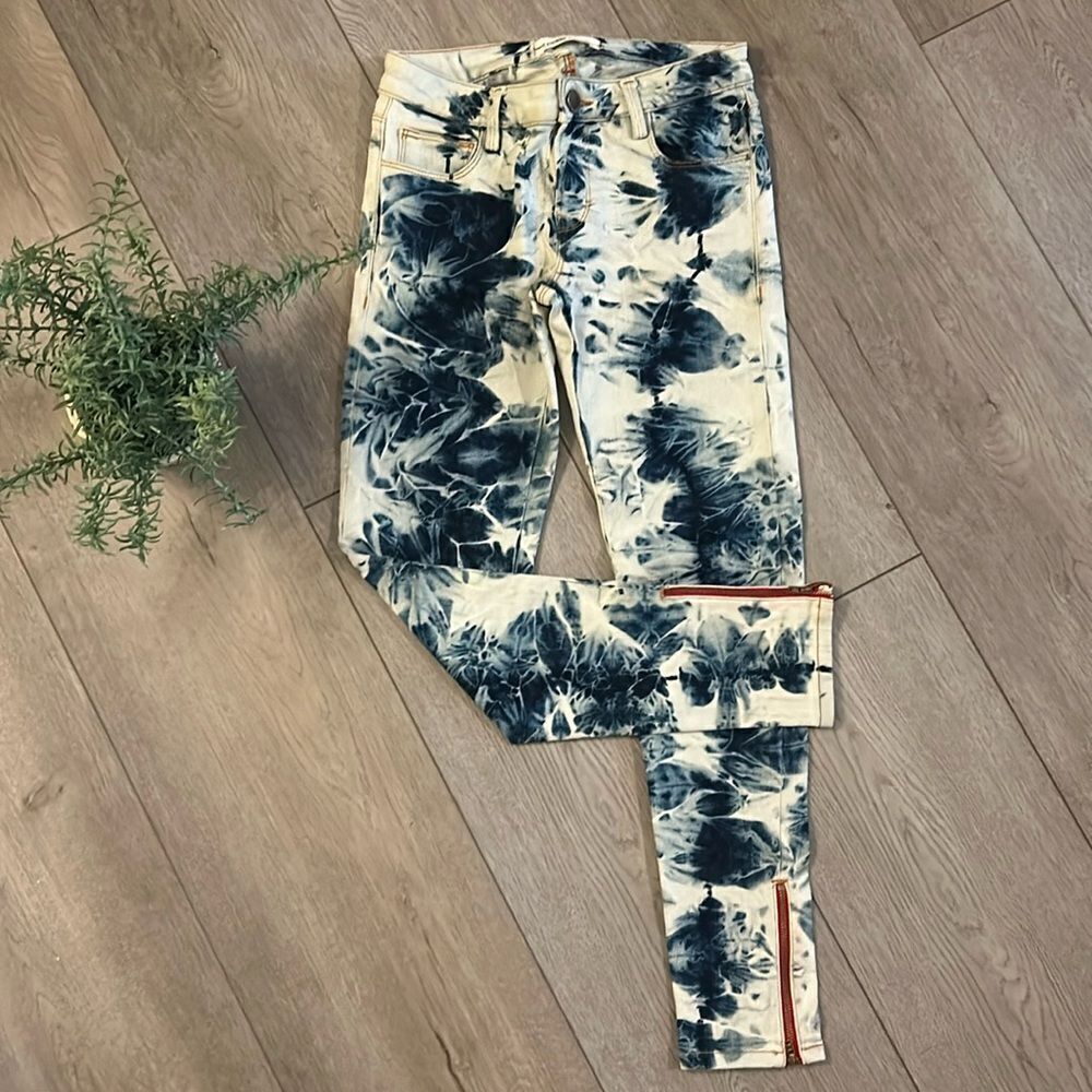 ETIENNE MARCEL LOS ANGELES TIE DYE SKINNY JEANS SIZE 26